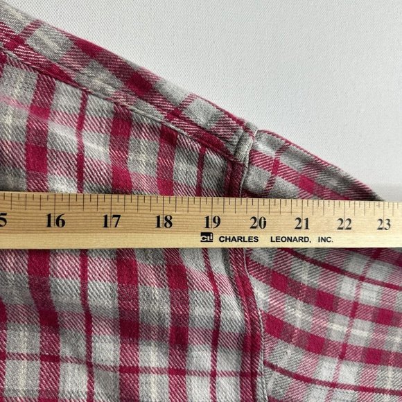Vintage Abercrombie And Fitch Shirt Mens Large Plaid Big Flannel Oversized Y2K - Picture 10 of 11